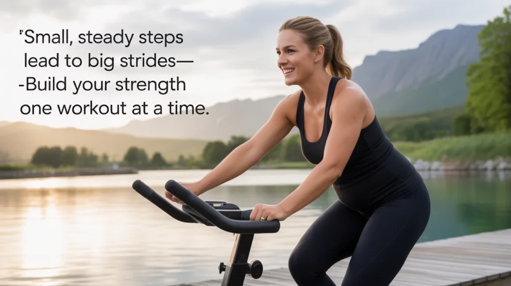 Small, steady steps lead to big strides—build your strength one workout at a time.