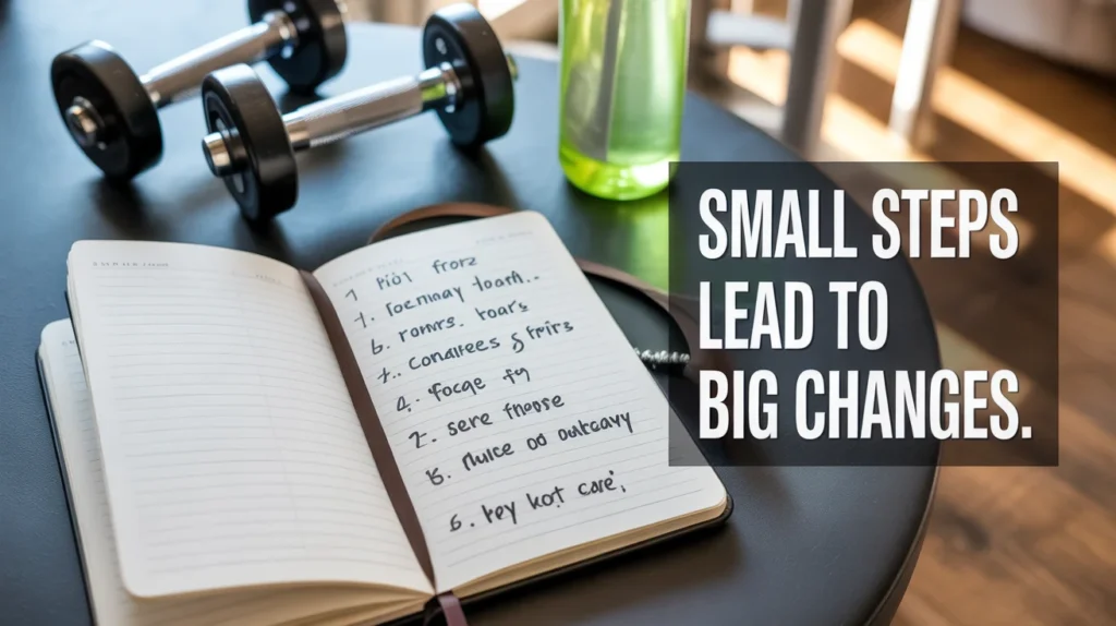 Small steps lead to big changes.