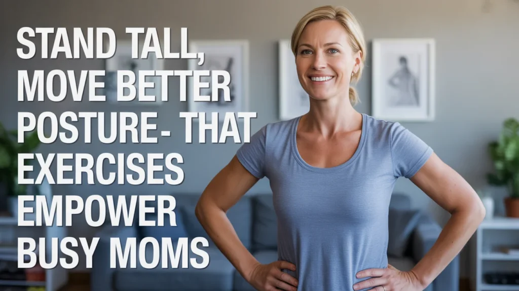 Stand Tall, Move Better – Posture Exercises That Empower Busy Moms.