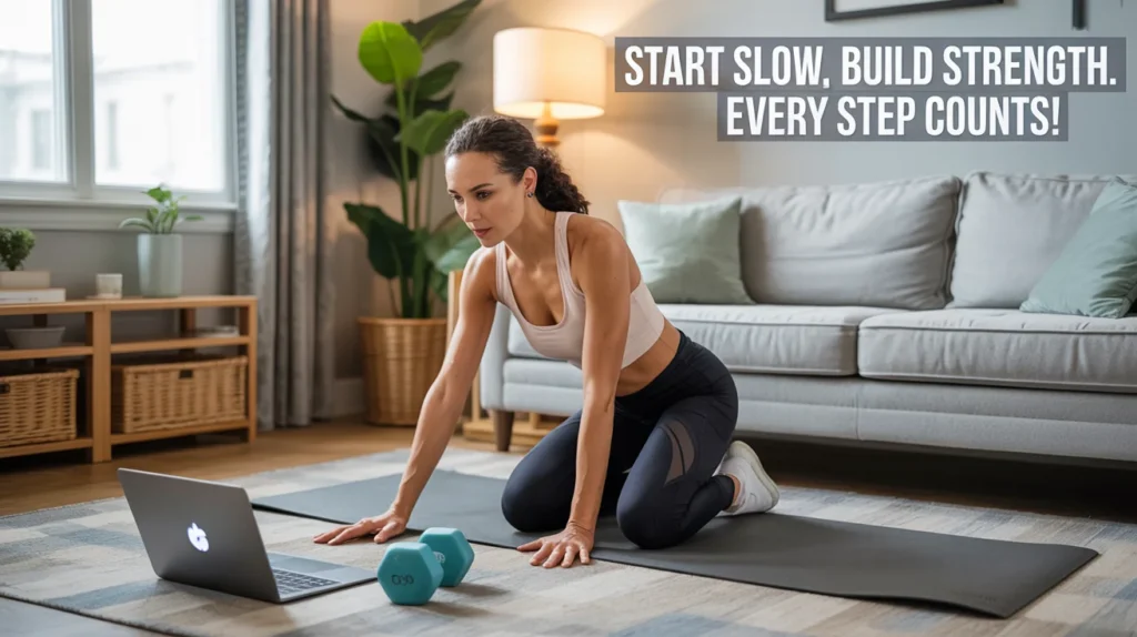 Start Slow, Build Strength. Every Step Counts!