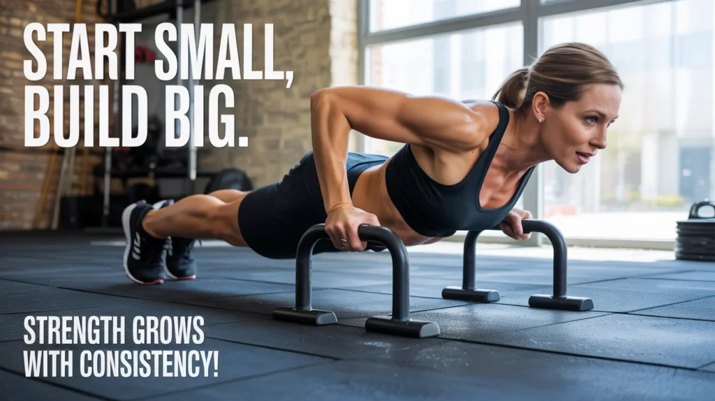Start Small, Build Big. Strength Grows with Consistency!