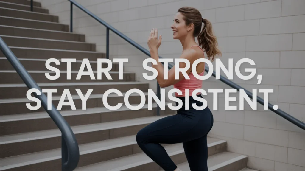 Start strong, stay consistent.