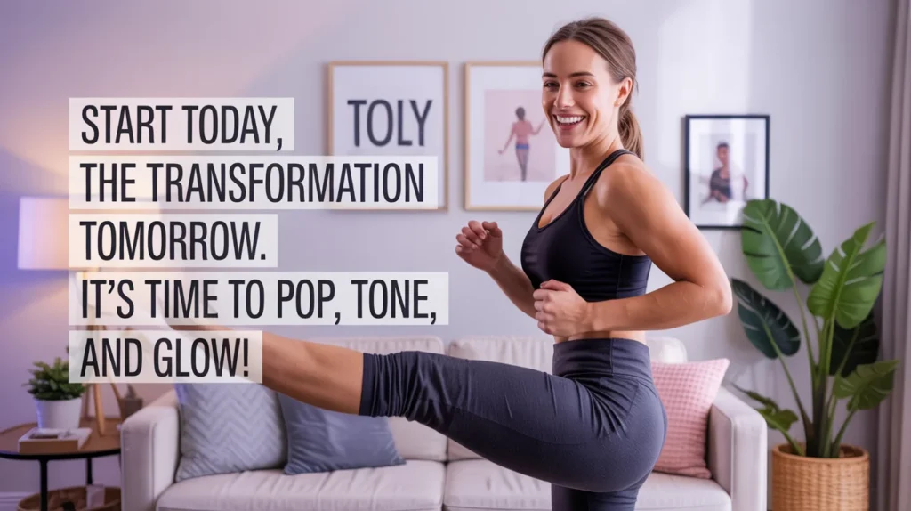 Start today, see the transformation tomorrow. It’s time to pop, tone, and glow!