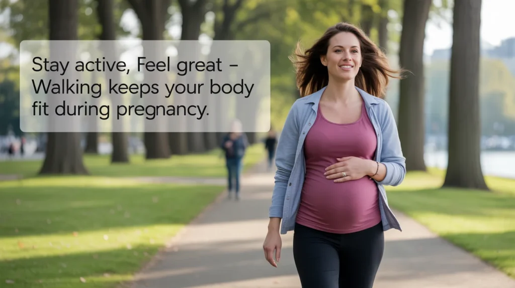 Stay Active, Feel Great – Walking Keeps Your Body Fit During Pregnancy.