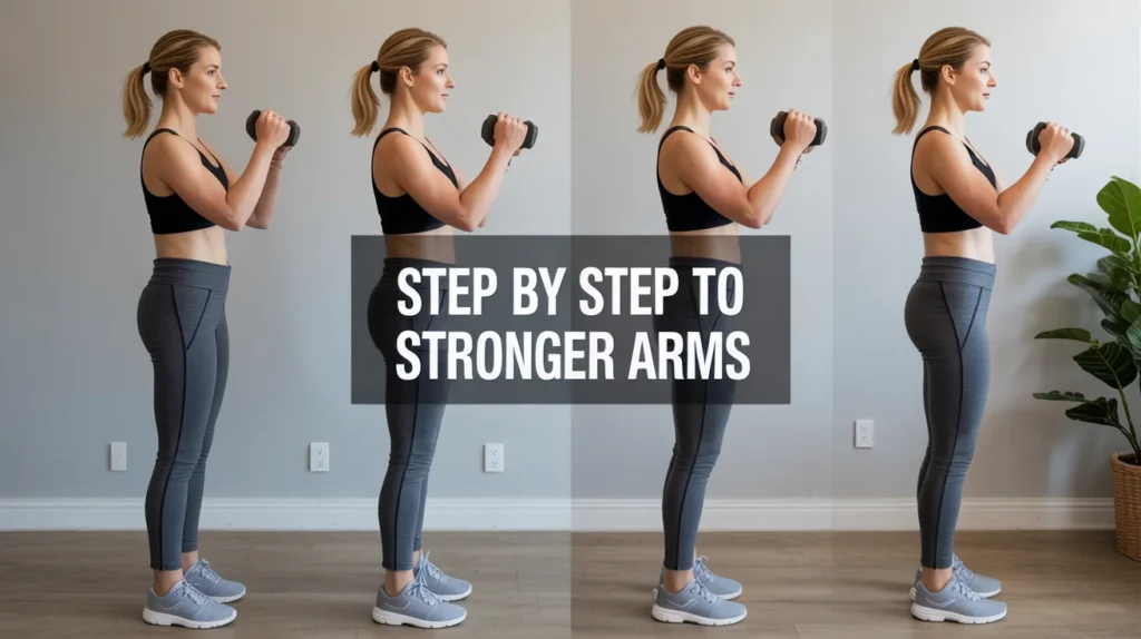 Step by Step to Stronger Arms.