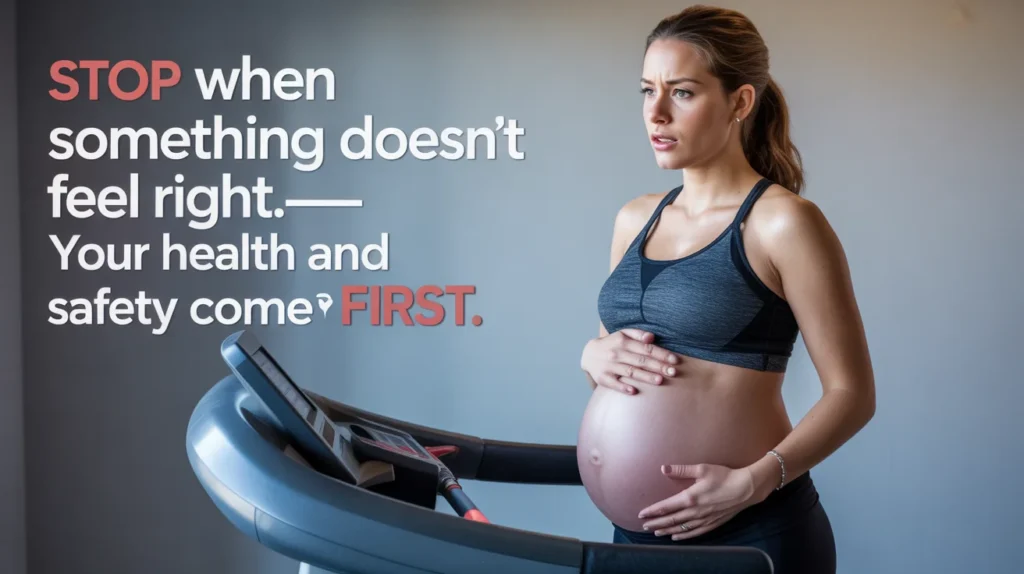 Stop when something doesn’t feel right—your health and safety come first.