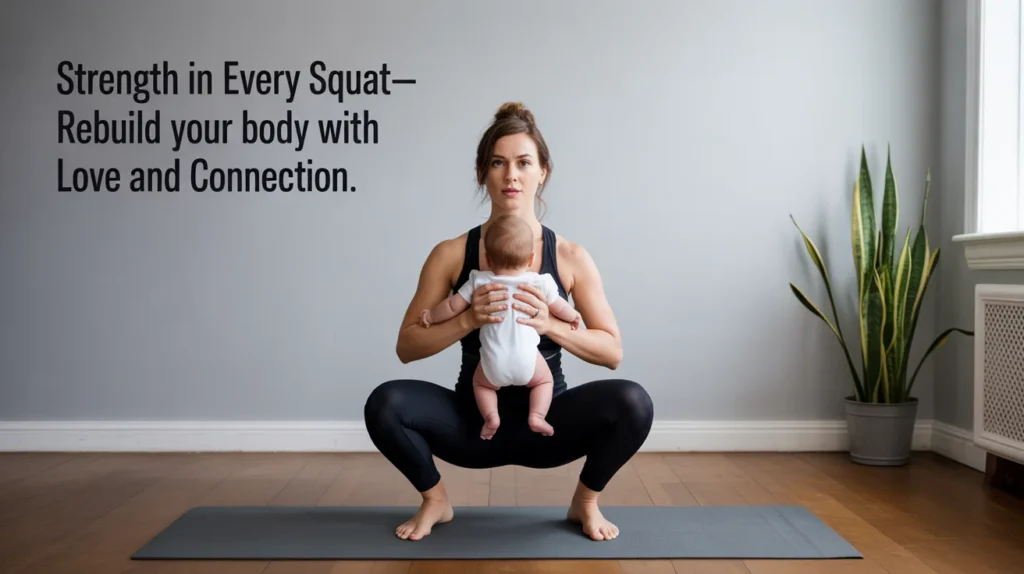 Strength in every squat—rebuild your body with love and connection.
