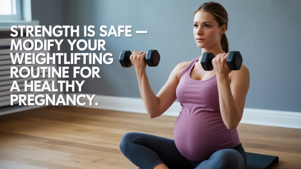 Strength is Safe – Modify Your Weightlifting Routine for a Healthy Pregnancy