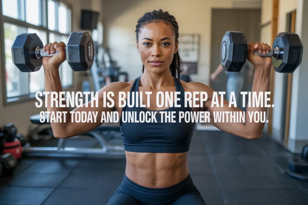 Strength is built one rep at a time. Start today and unlock the power within you.