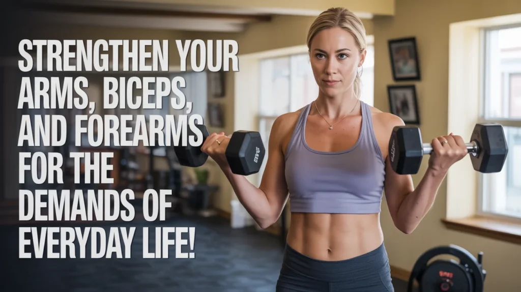 Strengthen your arms, biceps, and forearms for the demands of everyday life!