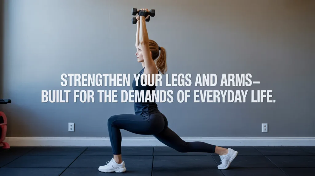 Strengthen your legs and arms—built for the demands of everyday life