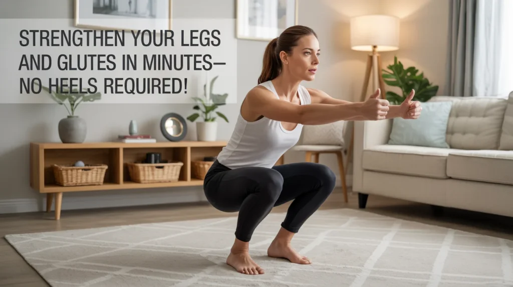 Strengthen your legs and glutes in minutes—no heels required!