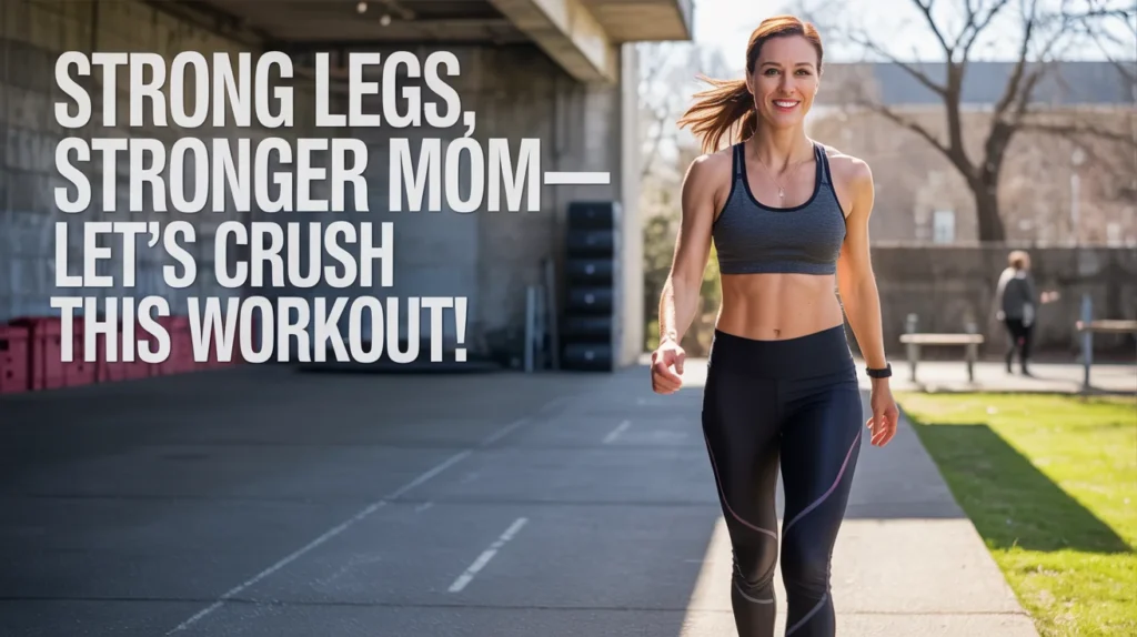 Strong legs, stronger mom—let’s crush this workout!