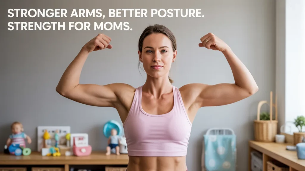 Stronger Arms, Better Posture. Strength for Moms.