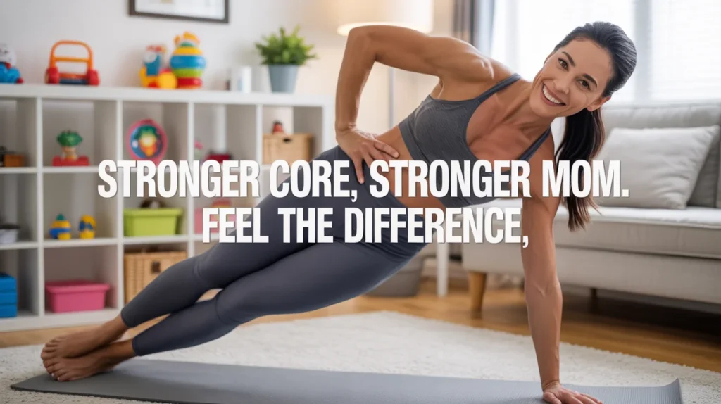 Stronger Core, Stronger Mom. Feel the Difference.