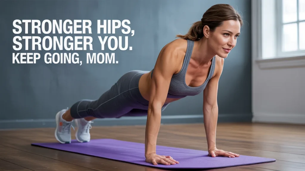 Stronger Hips, Stronger You. Keep Going, Mom!