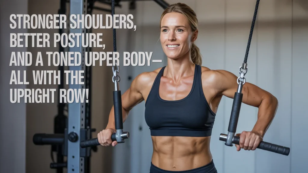 Stronger shoulders, better posture, and a toned upper body—all with the Upright Row!
