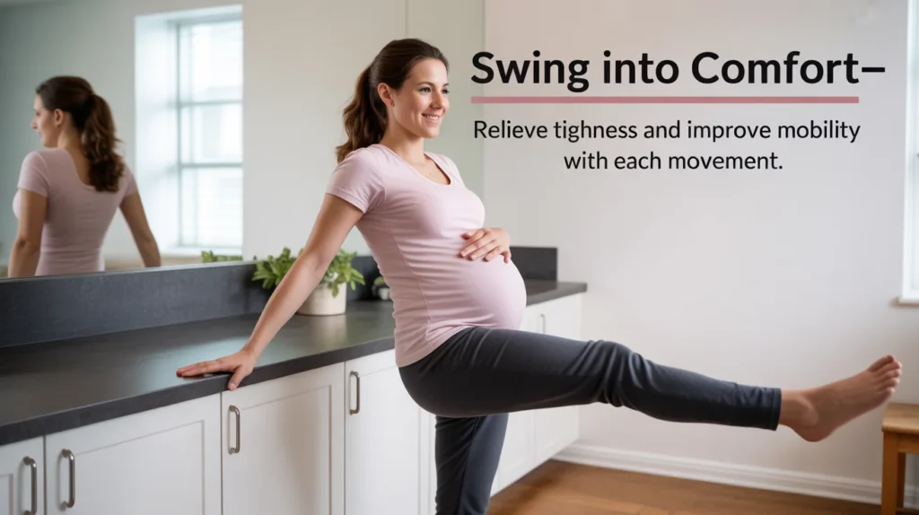 Swing into comfort—relieve tightness and improve mobility with each movement.