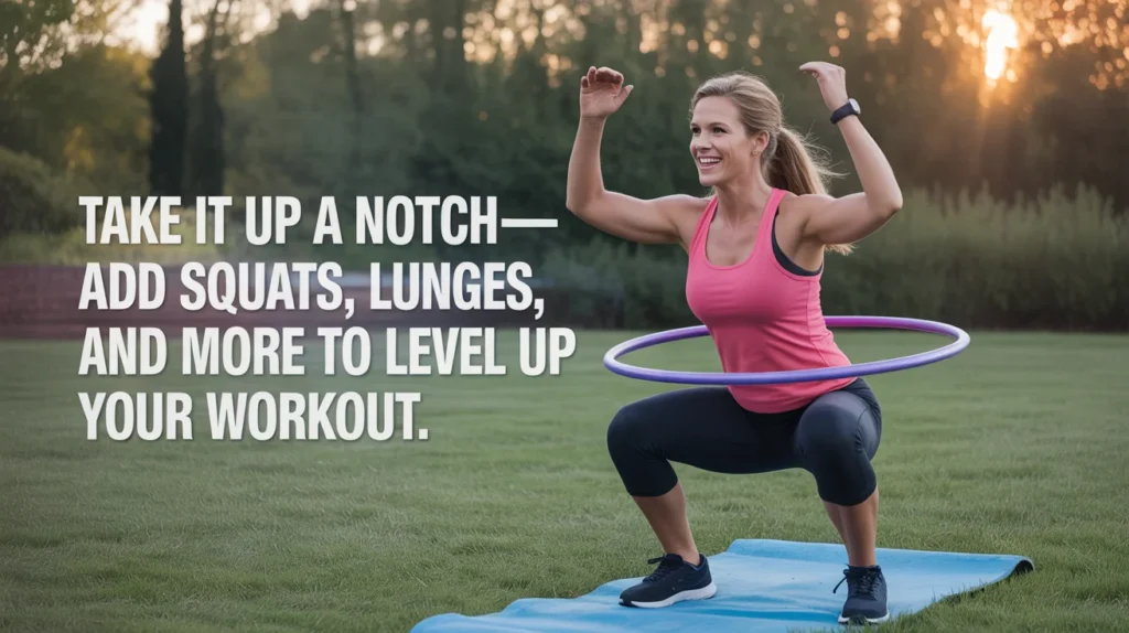 Take it up a notch—add squats, lunges, and more to level up your workout.