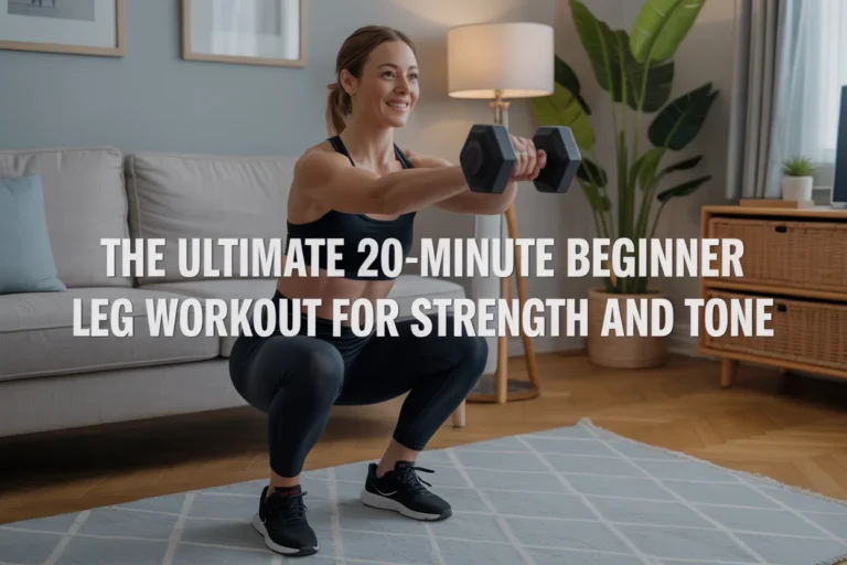 The Ultimate 20-Minute Beginner Leg Workout for Strength and Tone – Real Results!