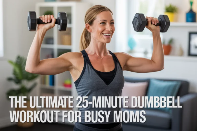 The Ultimate 25-Minute Dumbbell Workout for Busy Moms
