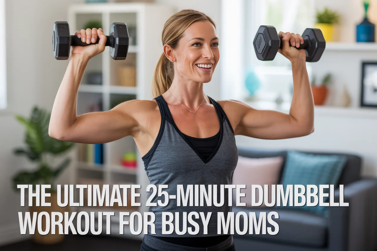The Ultimate 25-Minute Dumbbell Workout for Busy Moms