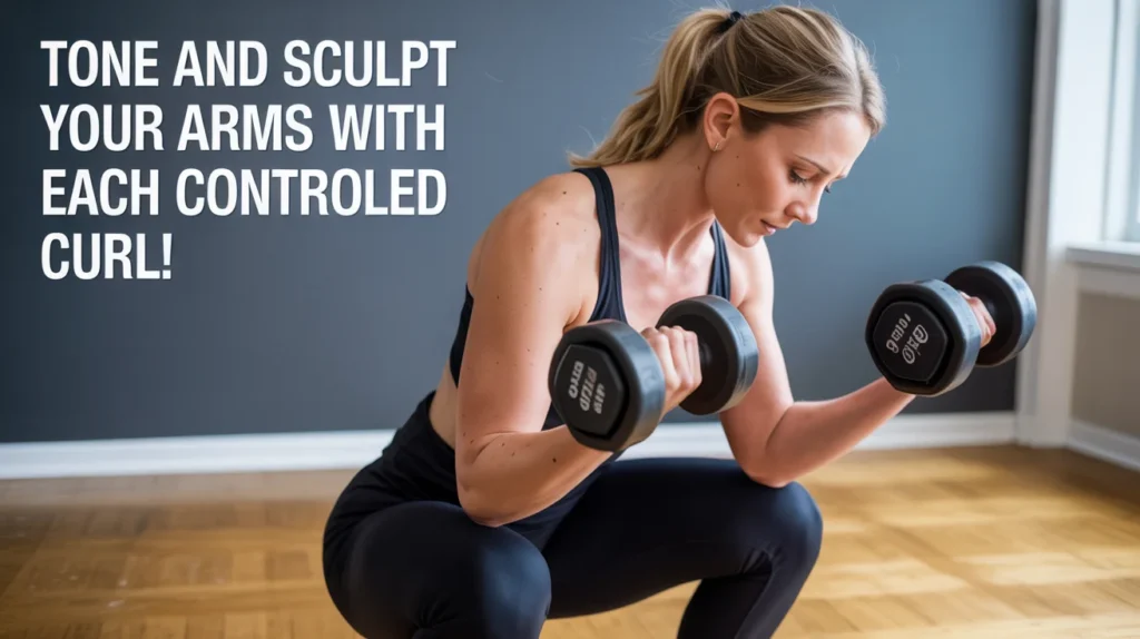 Tone and sculpt your arms with each controlled curl!