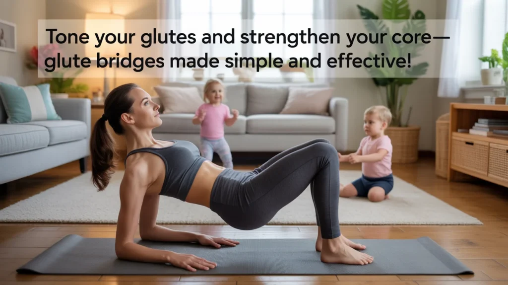 Tone your glutes and strengthen your core—glute bridges made simple and effective!