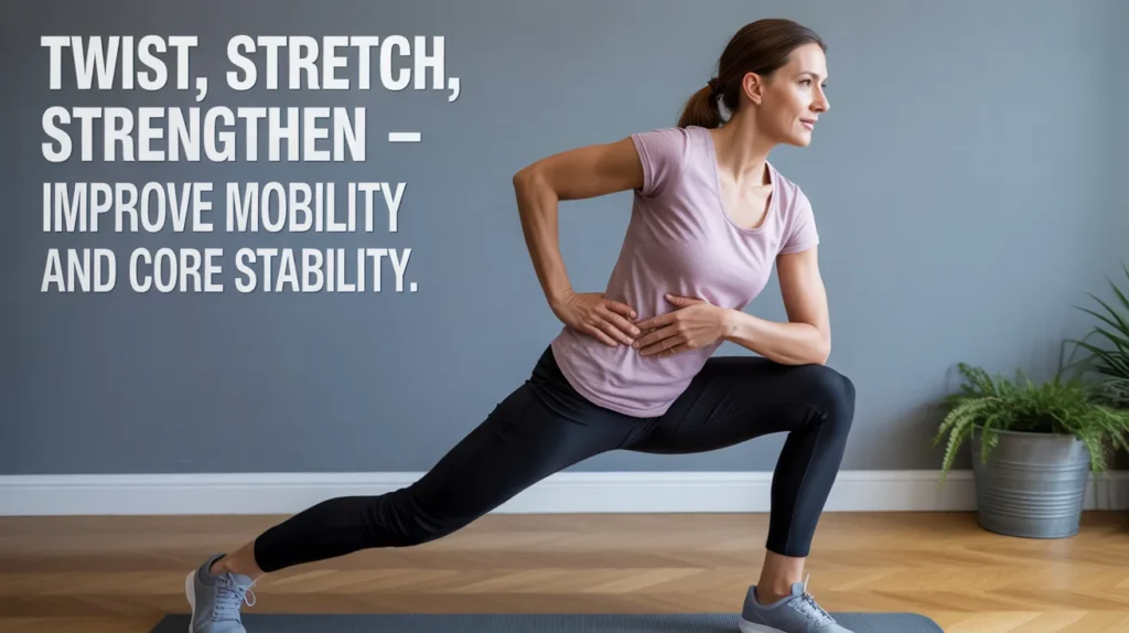 Twist, Stretch, Strengthen – Improve Mobility and Core Stability.