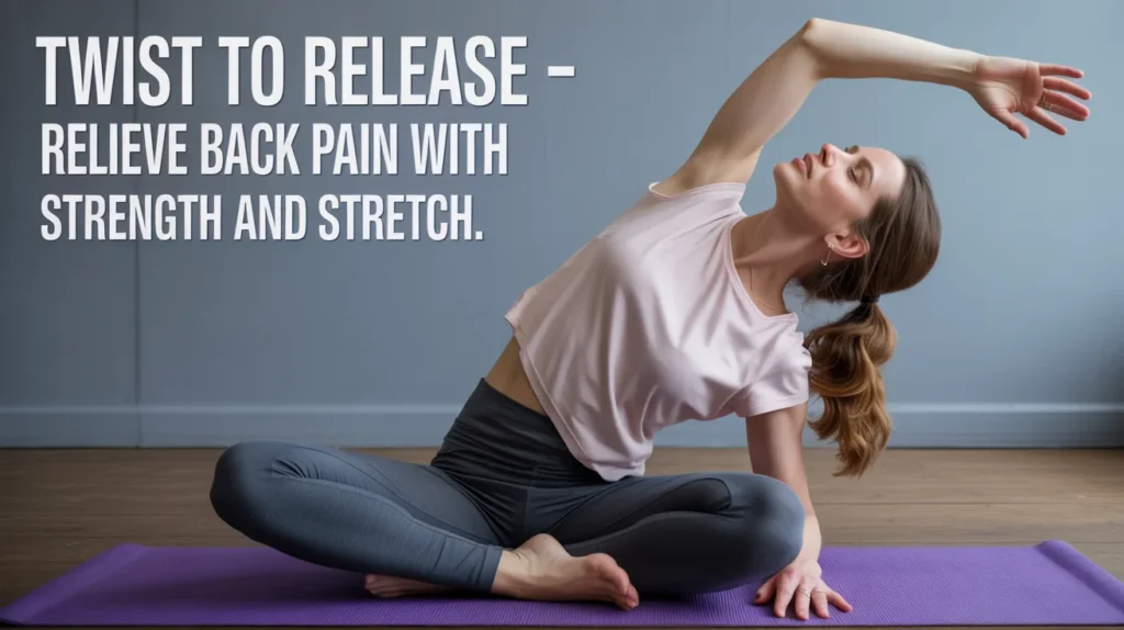 Twist to Release – Relieve Back Pain with Strength and Stretch.
