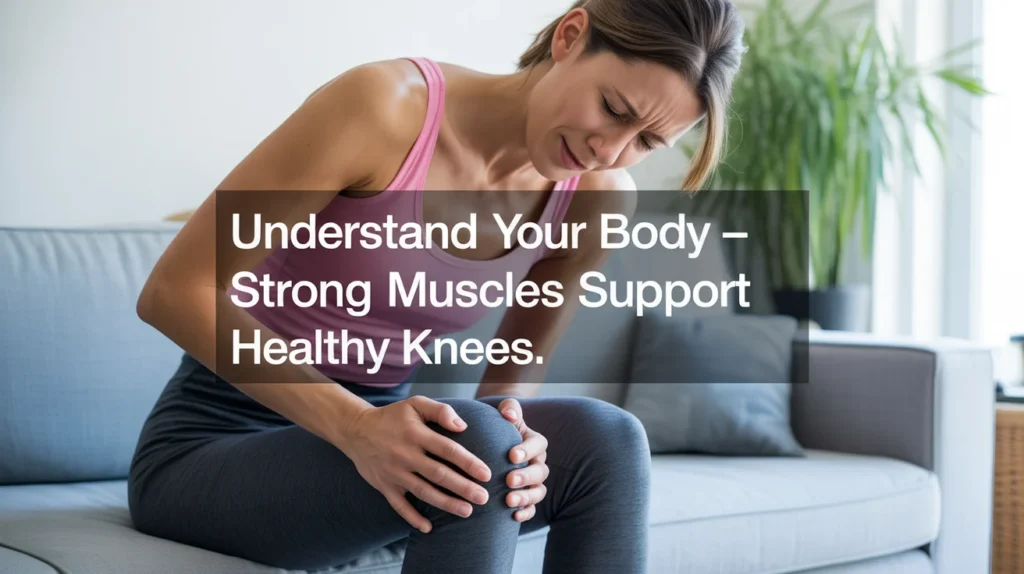 Understand Your Body – Strong Muscles Support Healthy Knees.