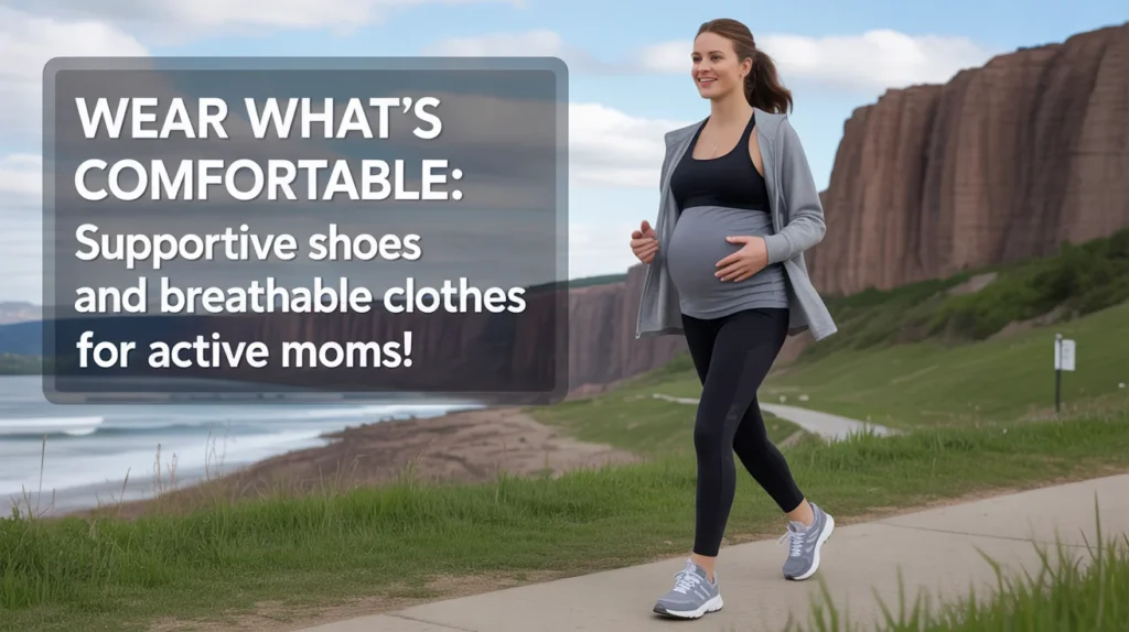 Wear What’s Comfortable Supportive Shoes and Breathable Clothes for Active Moms!