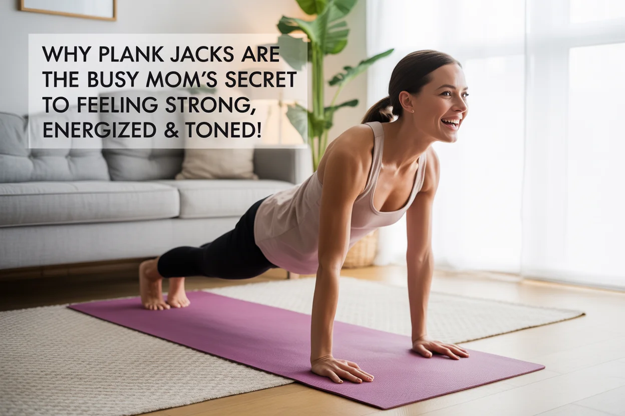 Why Plank Jacks Are the Busy Mom's Secret to Feeling Strong, Energized & Toned