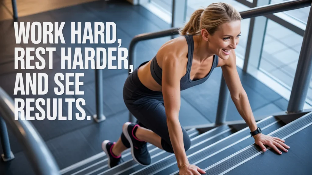 Work hard, rest harder, and see results.