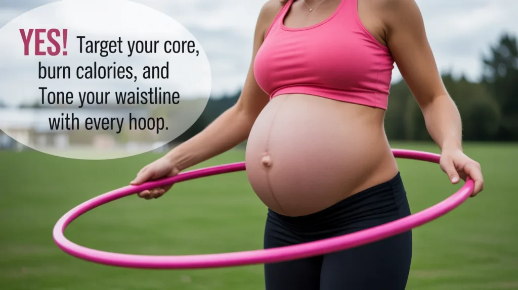 Yes! Target your core, burn calories, and tone your waistline with every hoop.