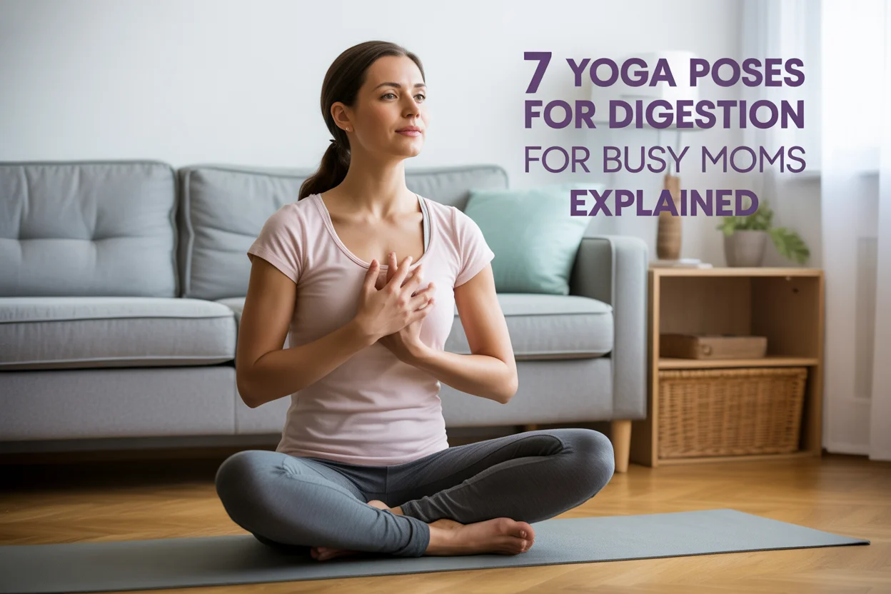  Yoga Poses for Digestion for Busy Moms Explained