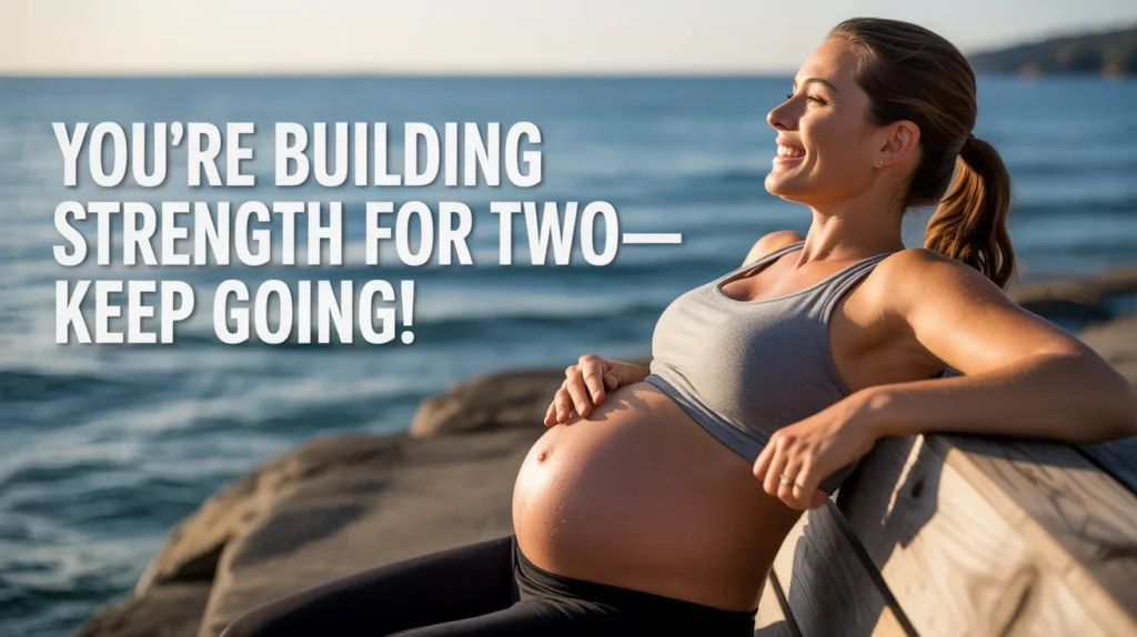 You’re building strength for two—keep going!