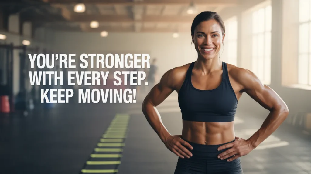 You’re stronger with every step. Keep moving!