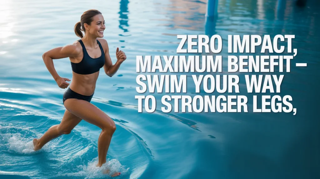 Zero Impact, Maximum Benefit – Swim Your Way to Stronger Legs.