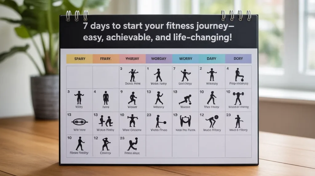 7 days to start your fitness journey—easy, achievable, and life-changing!