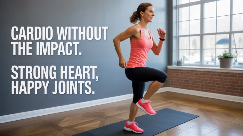 Cardio without the impact. Strong heart, happy joints.