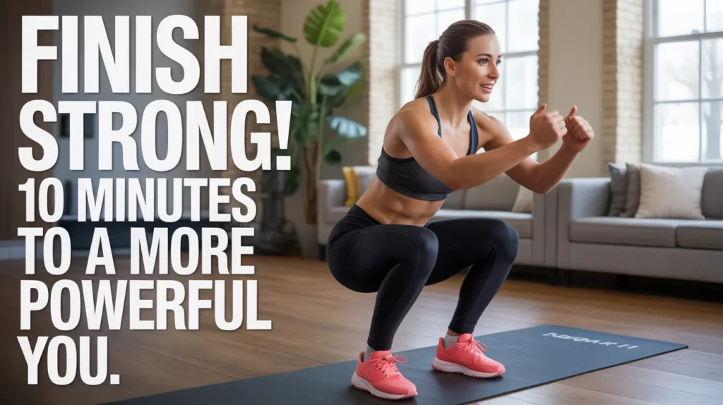 Finish strong! 10 minutes to a more powerful you.