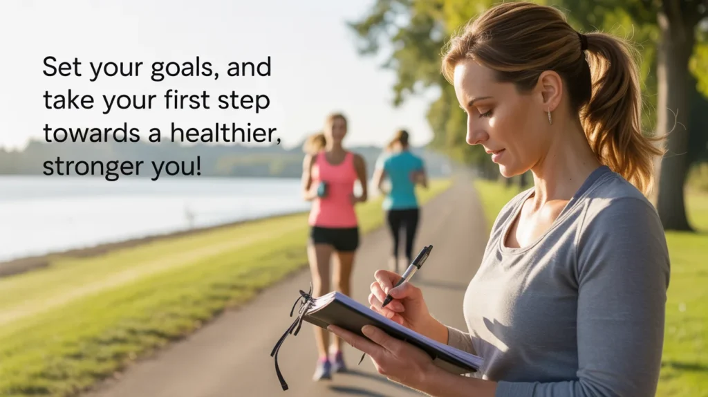 Set your goals, and take your first step towards a healthier, stronger you!