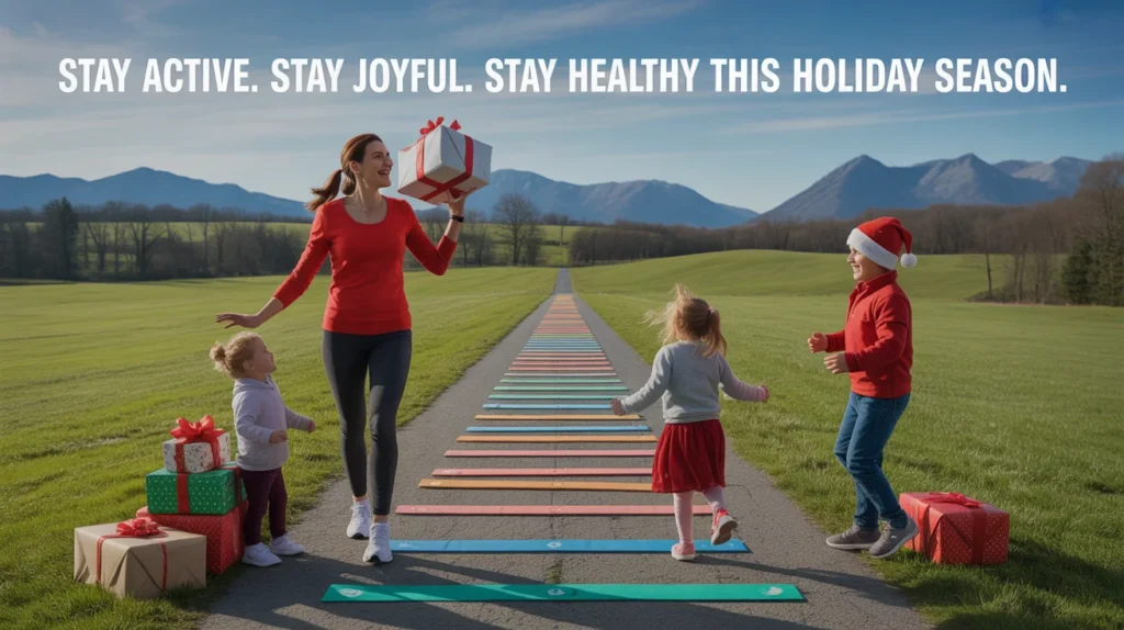 Stay active. Stay joyful. Stay healthy this holiday season.