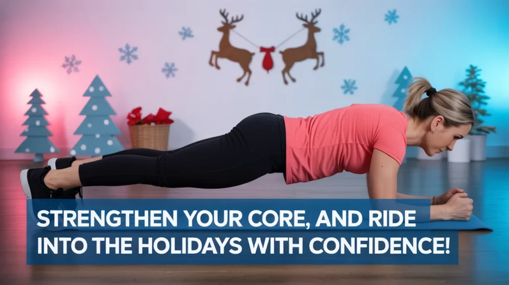 Strengthen your core, and ride into the holidays with confidence!