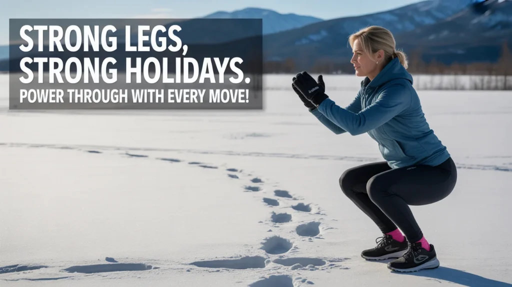Strong legs, strong holidays. Power through with every move!