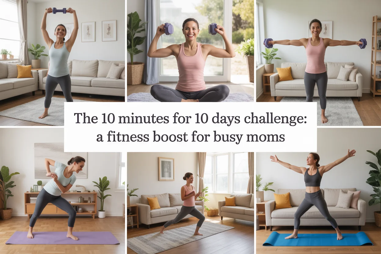 The 10 Minutes for 10 Days Challenge: A Fitness Boost for Busy Moms