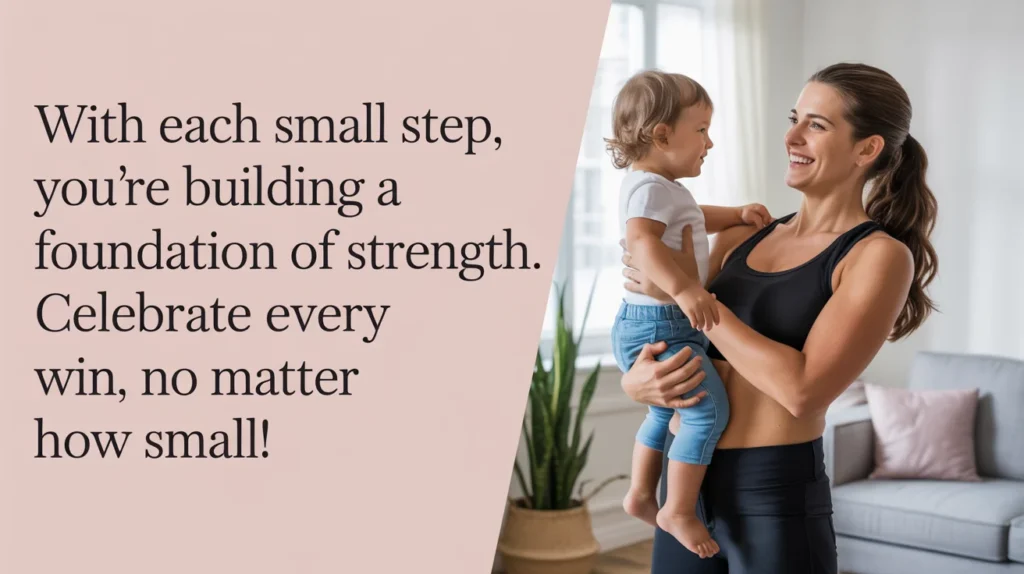 With each small step, you’re building a foundation of strength. Celebrate every win, no matter how small!