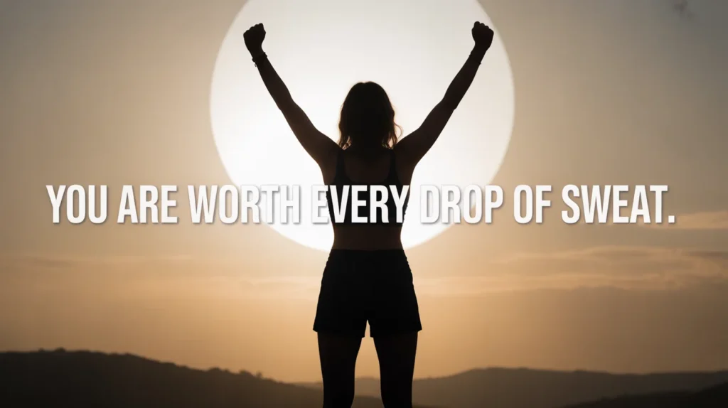 You Are Worth Every Drop of Sweat.