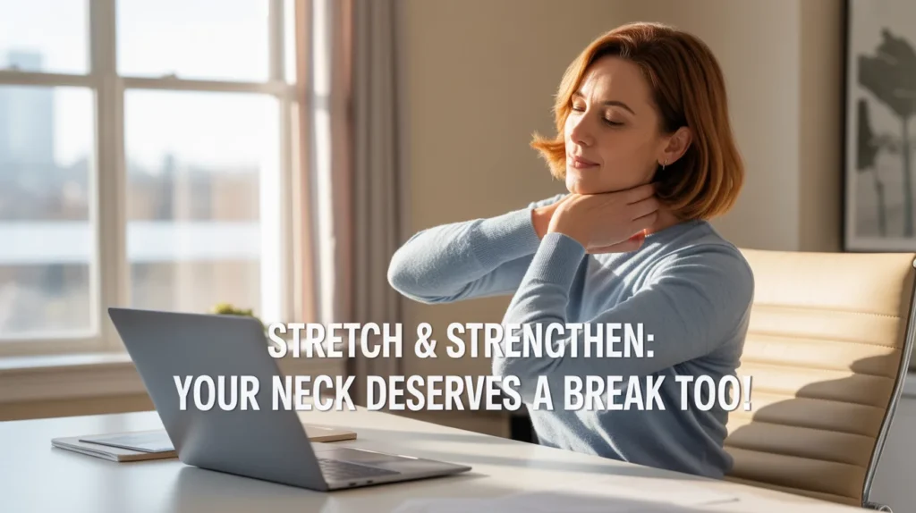 Stretch & Strengthen Your neck deserves a break too!